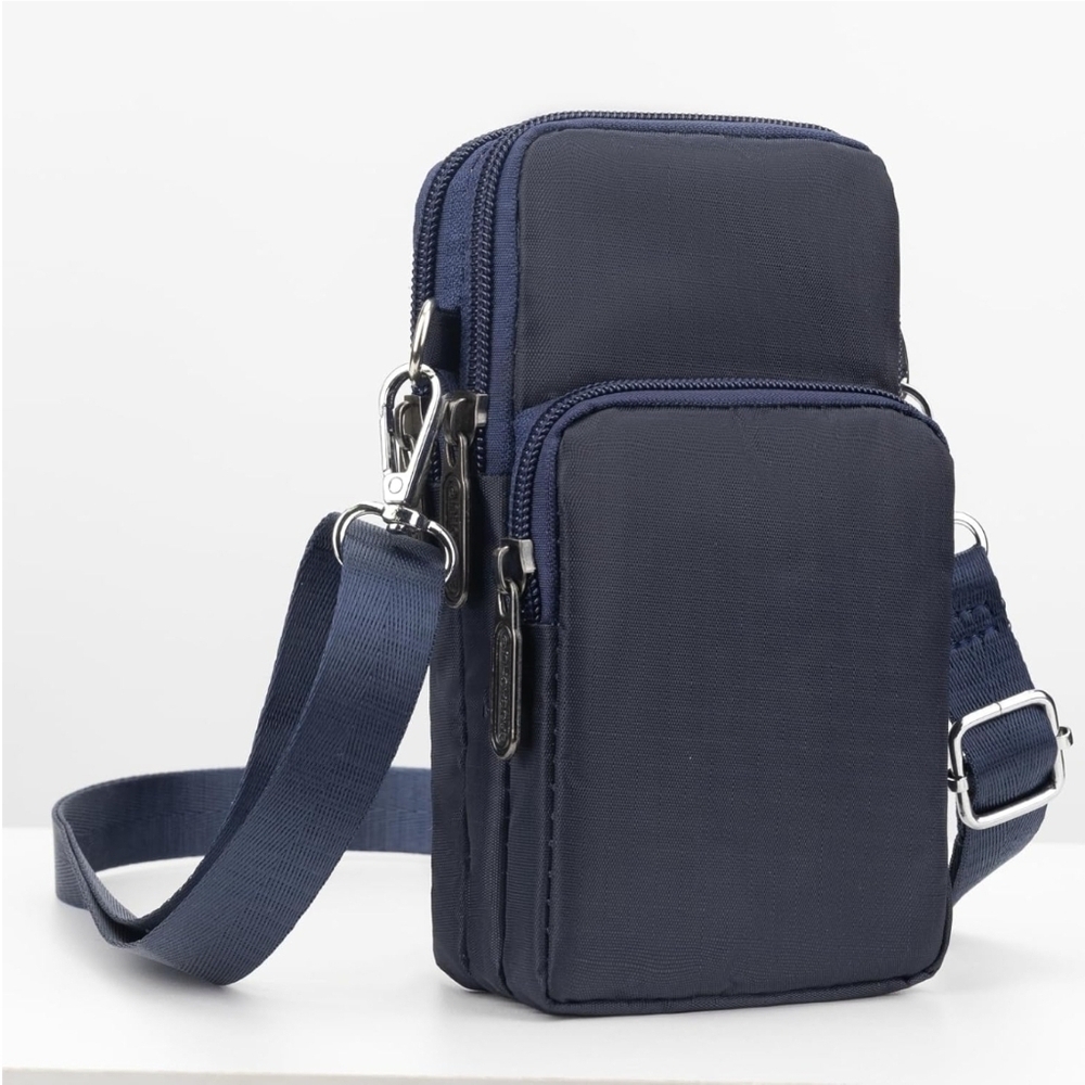 Crossbody Bag Cell Phone Sleeve Concert Venue Bag Adiustable Strap Arm Wrist NWT